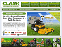 Tablet Screenshot of clarkfarmsupply.com
